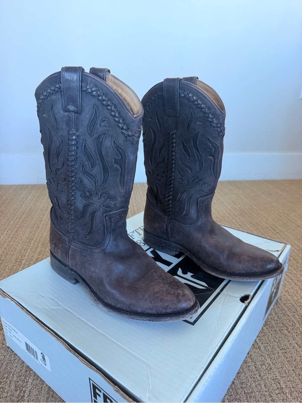 FRYE Wyatt Overlay Authentic Boots